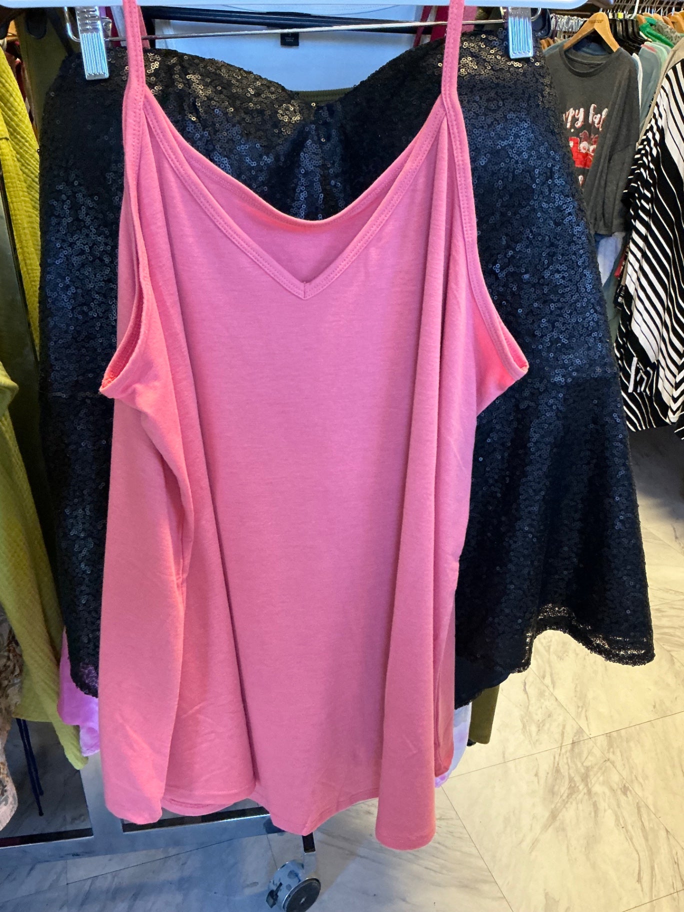 Zenana Tank Top 3X Coral NWOT