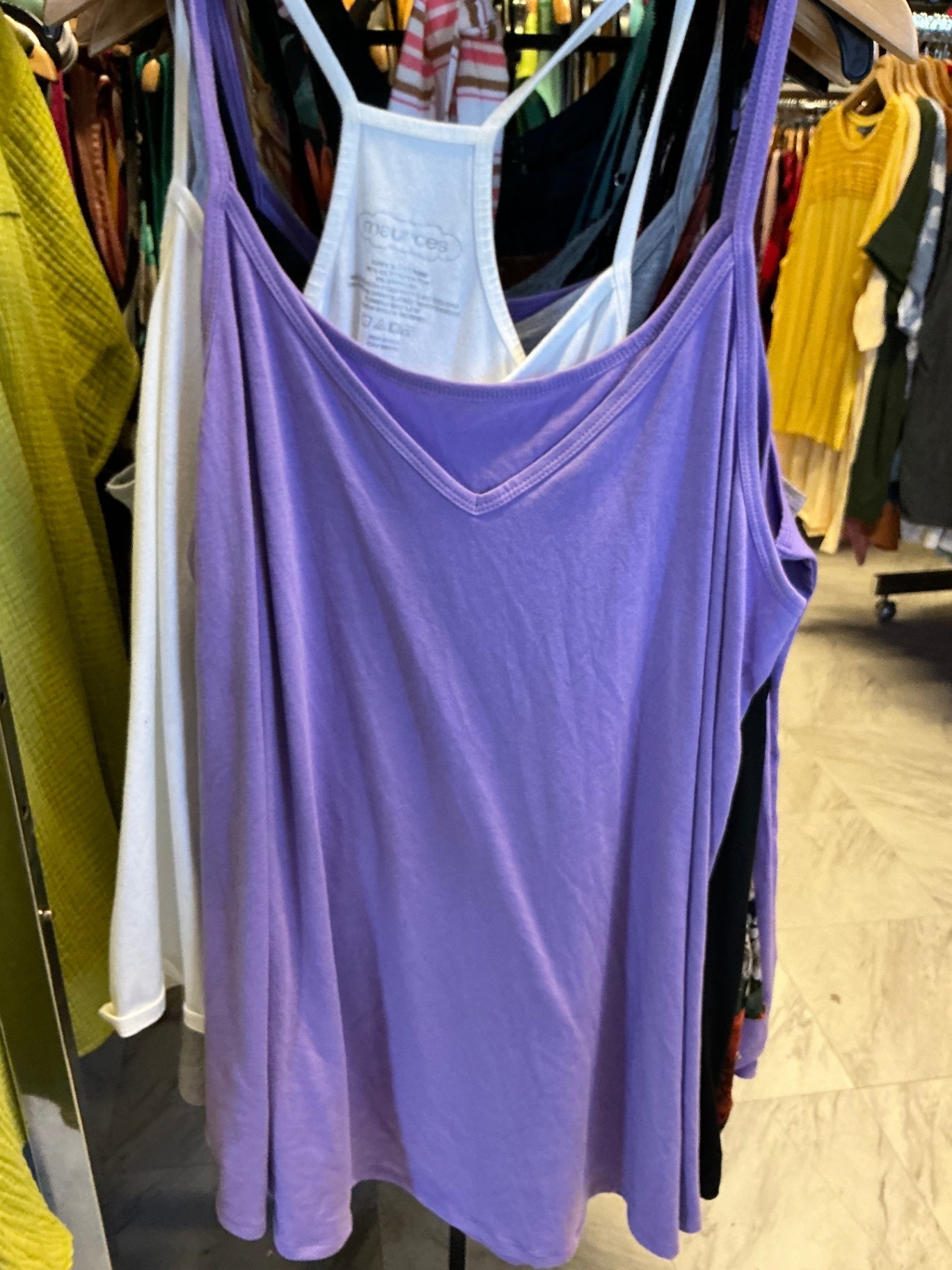 Zenana Tank Top 3X Lilac NWOT