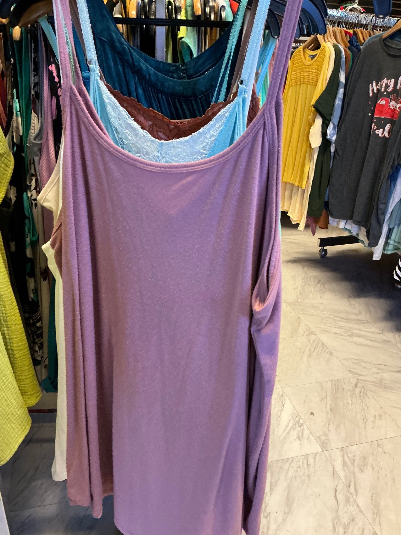 Zenana Tank Top 3X Purple NWOT