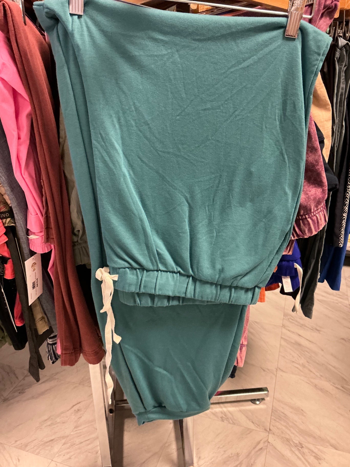 Zenana Jogger Pants 3X Teal NWOT