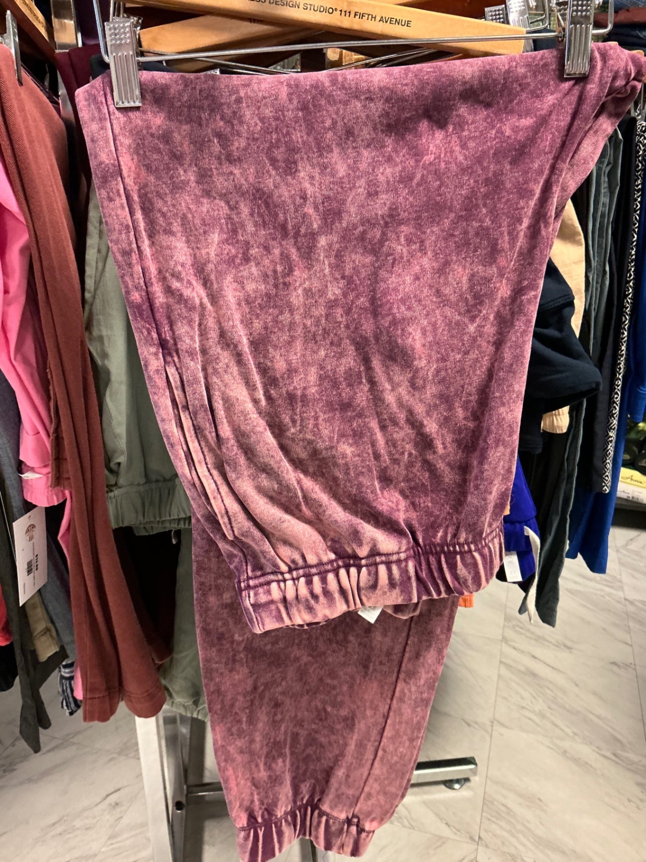 Zenana Jogger Pants 3X Purple NWOT