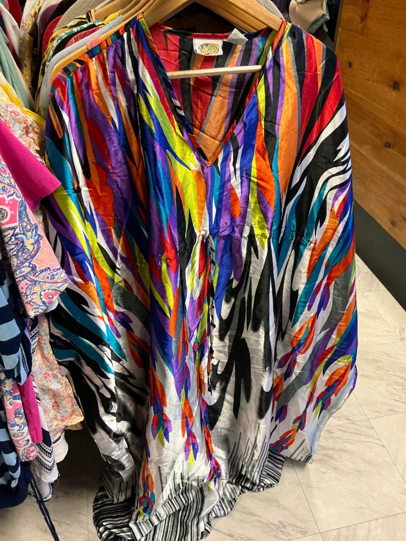 Wild Thing Kaftan Dress O/S Multicolor