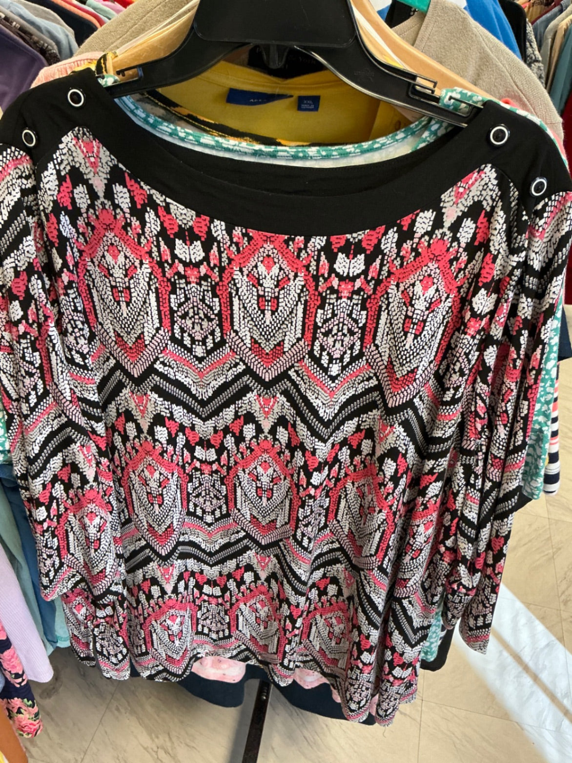 Alfred Dunner Blouse 2X Multicolor