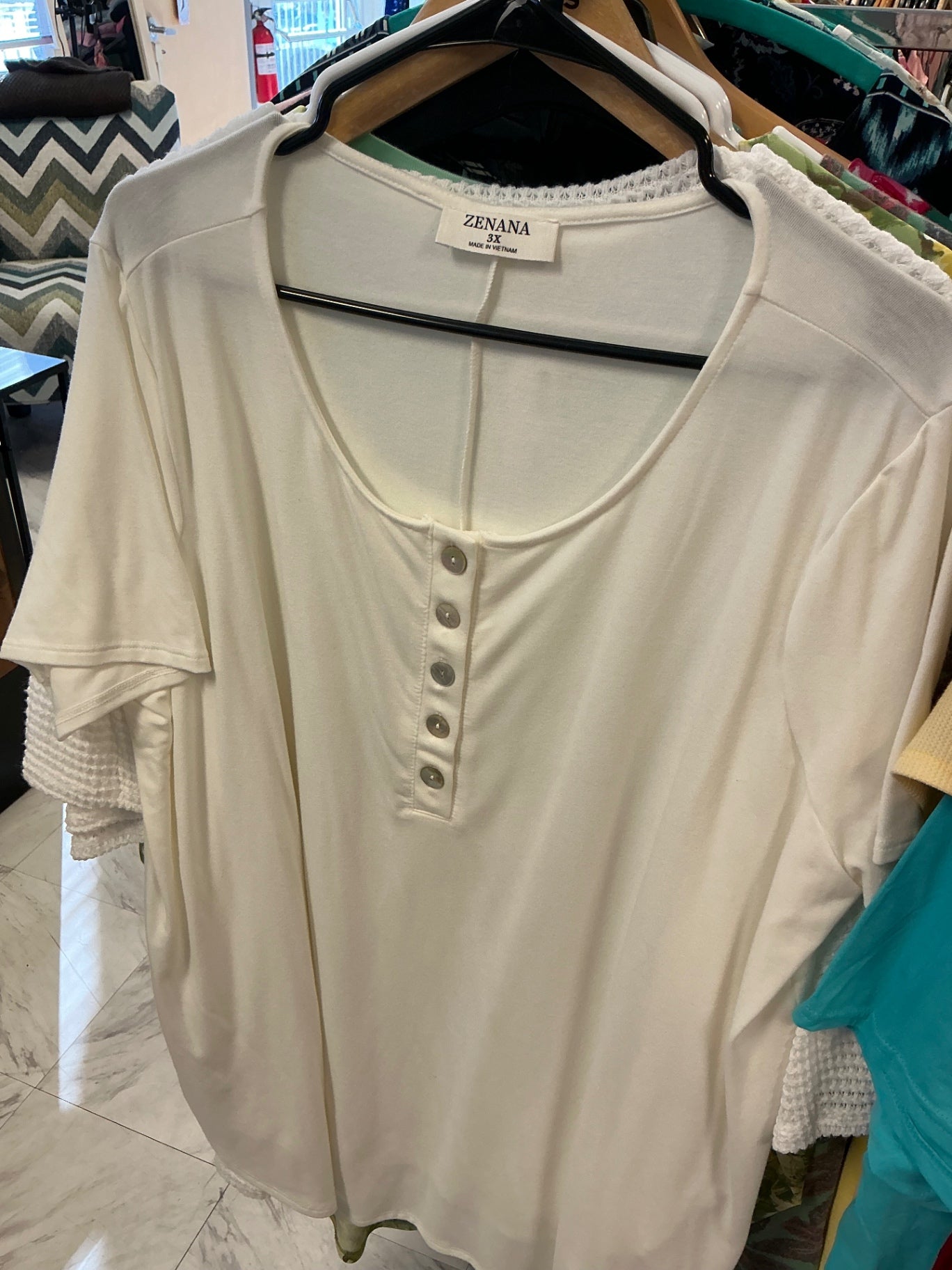 Zenana T-Shirt 3X White