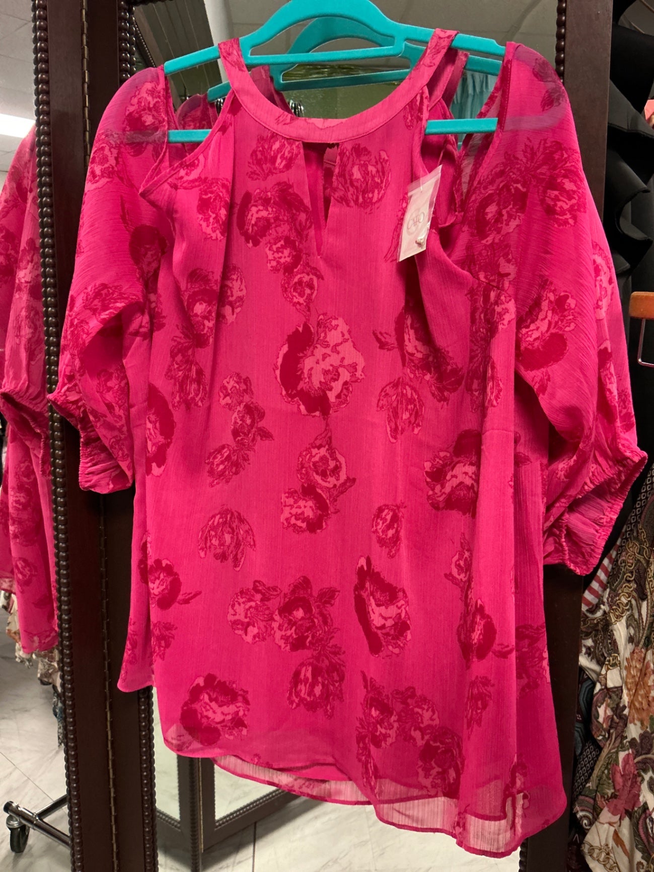 Cato Blouse 26/28 Pink NWT