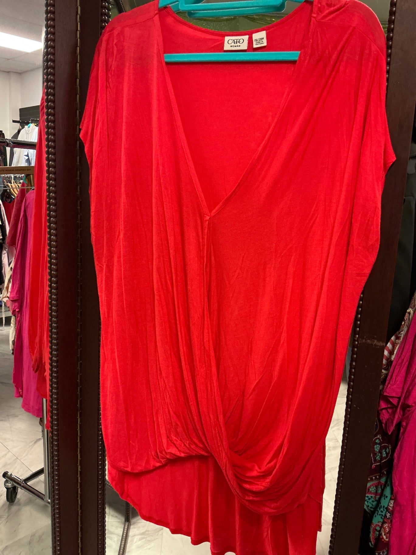 Cato Blouse 26/28 Red