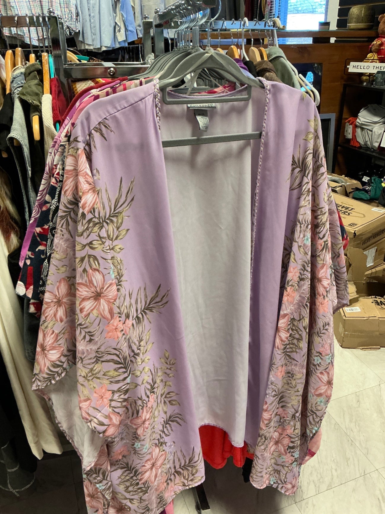 Catherine’s Kimono 5X Lavender