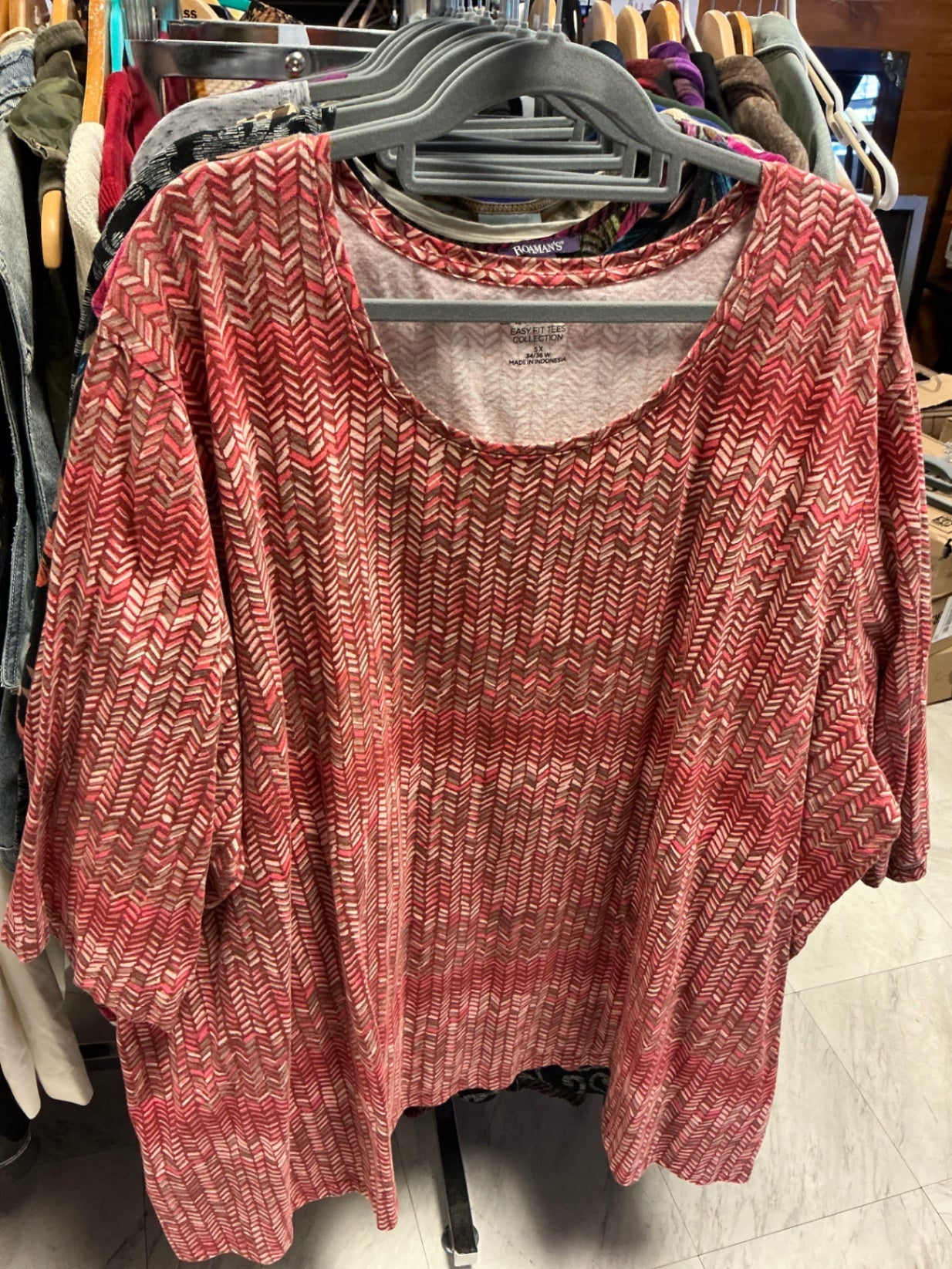 Catherines Blouse 5X Red