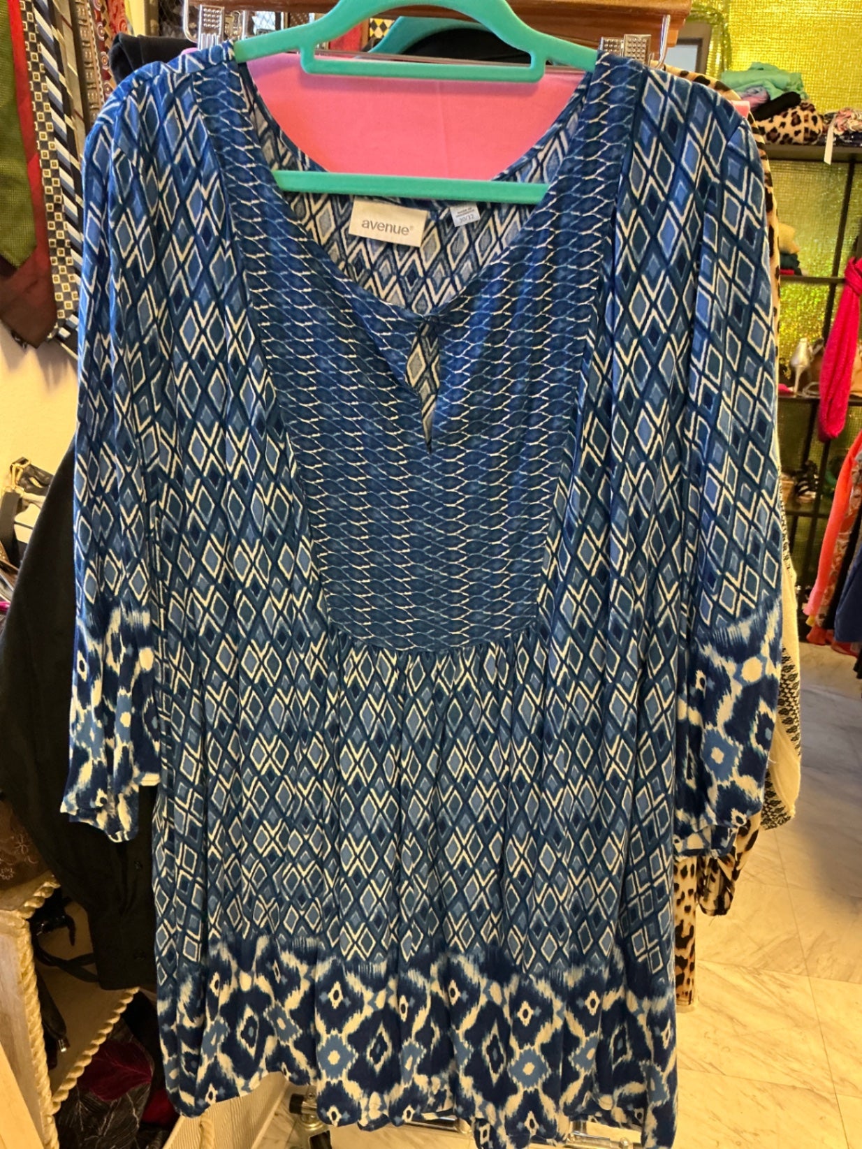Avenue Blouse 30/32 Blue