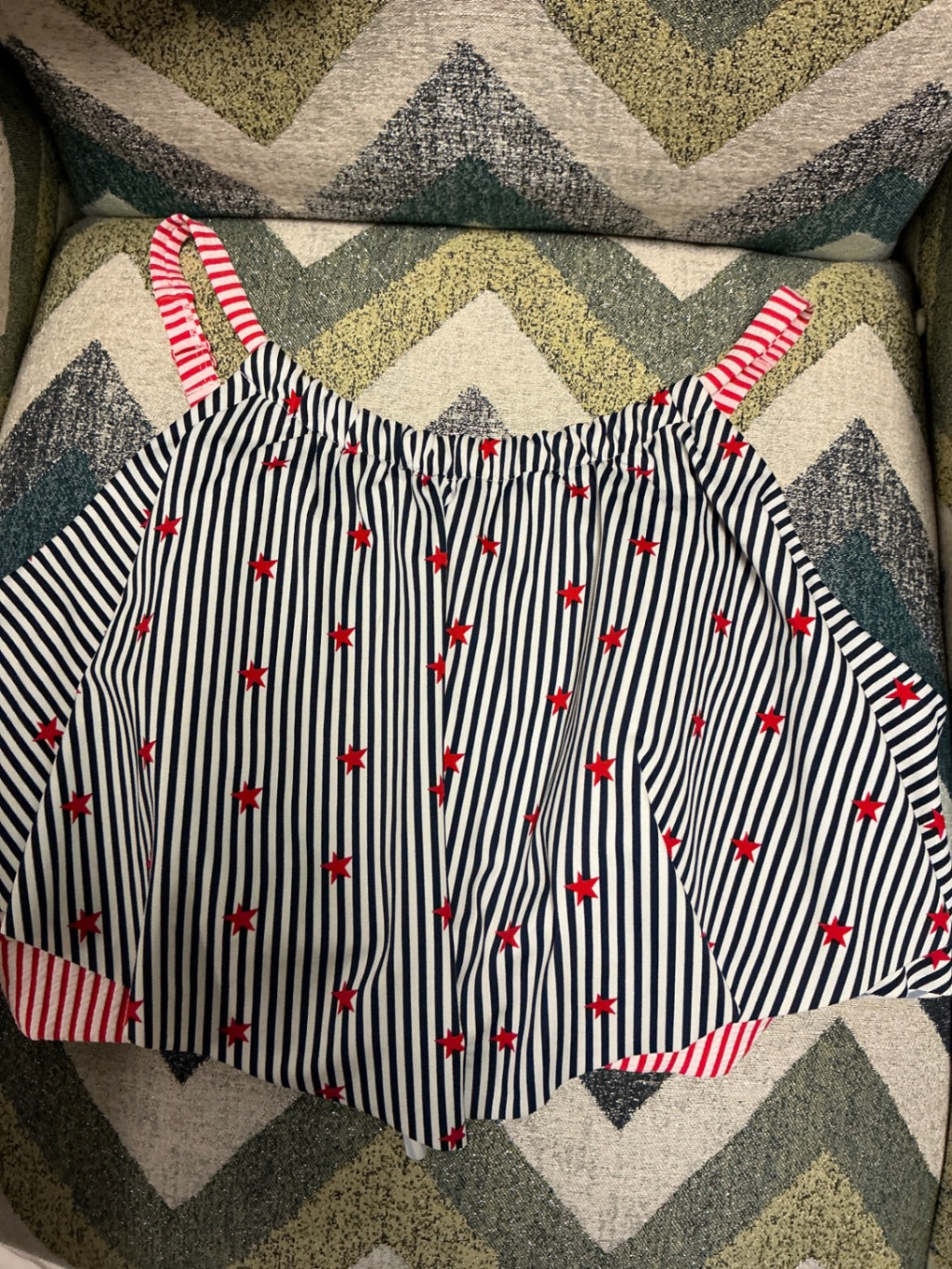 Cacique Bikini Top 18 Red/White/Blue