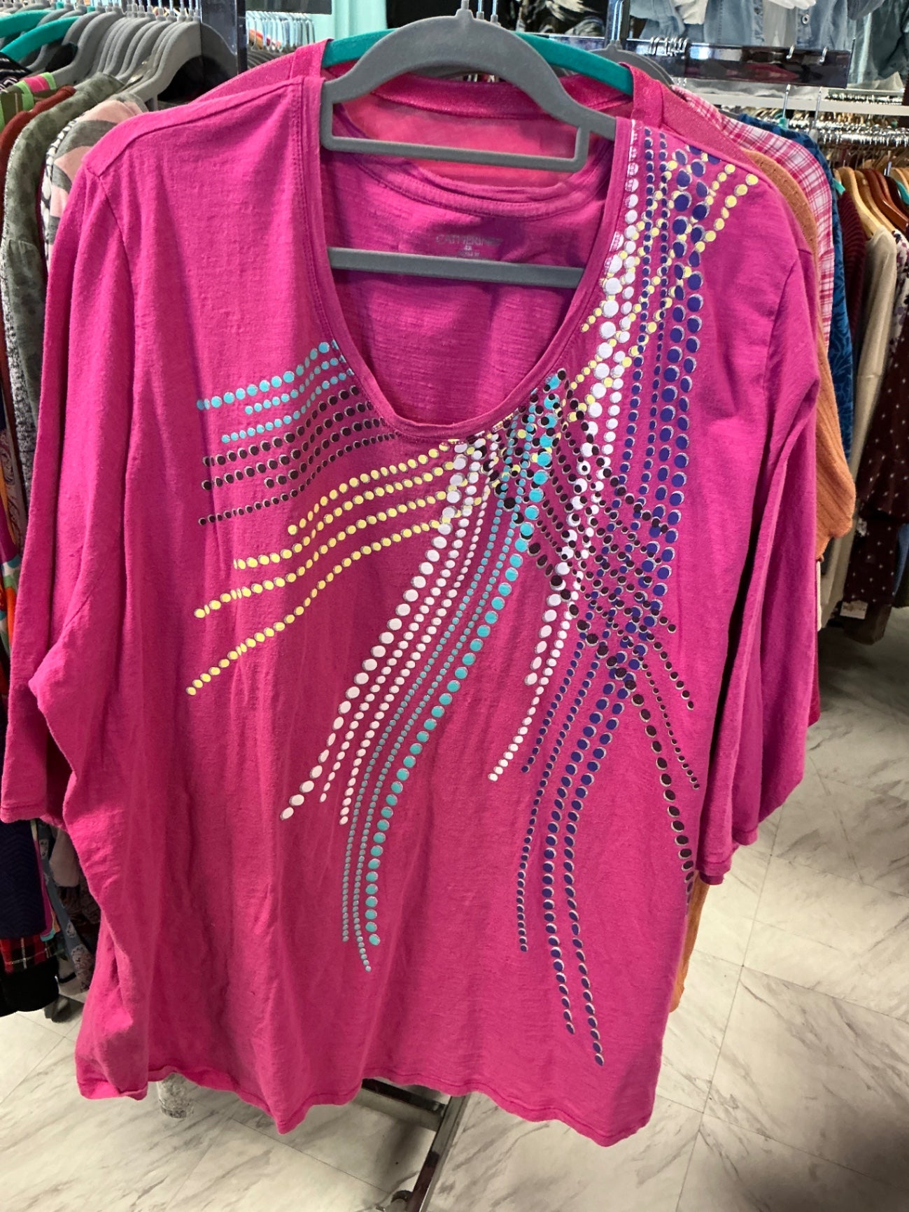 Catherine’s T-Shirt 4X Pink