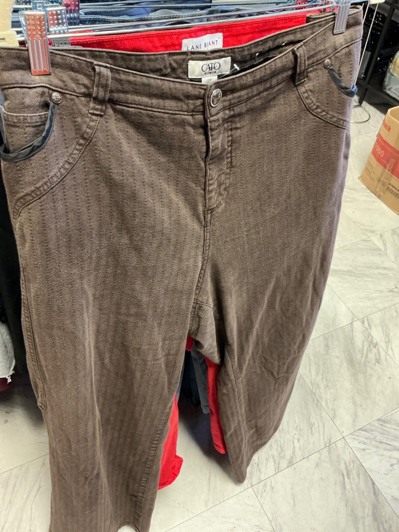 Cato Pants 22W Brown