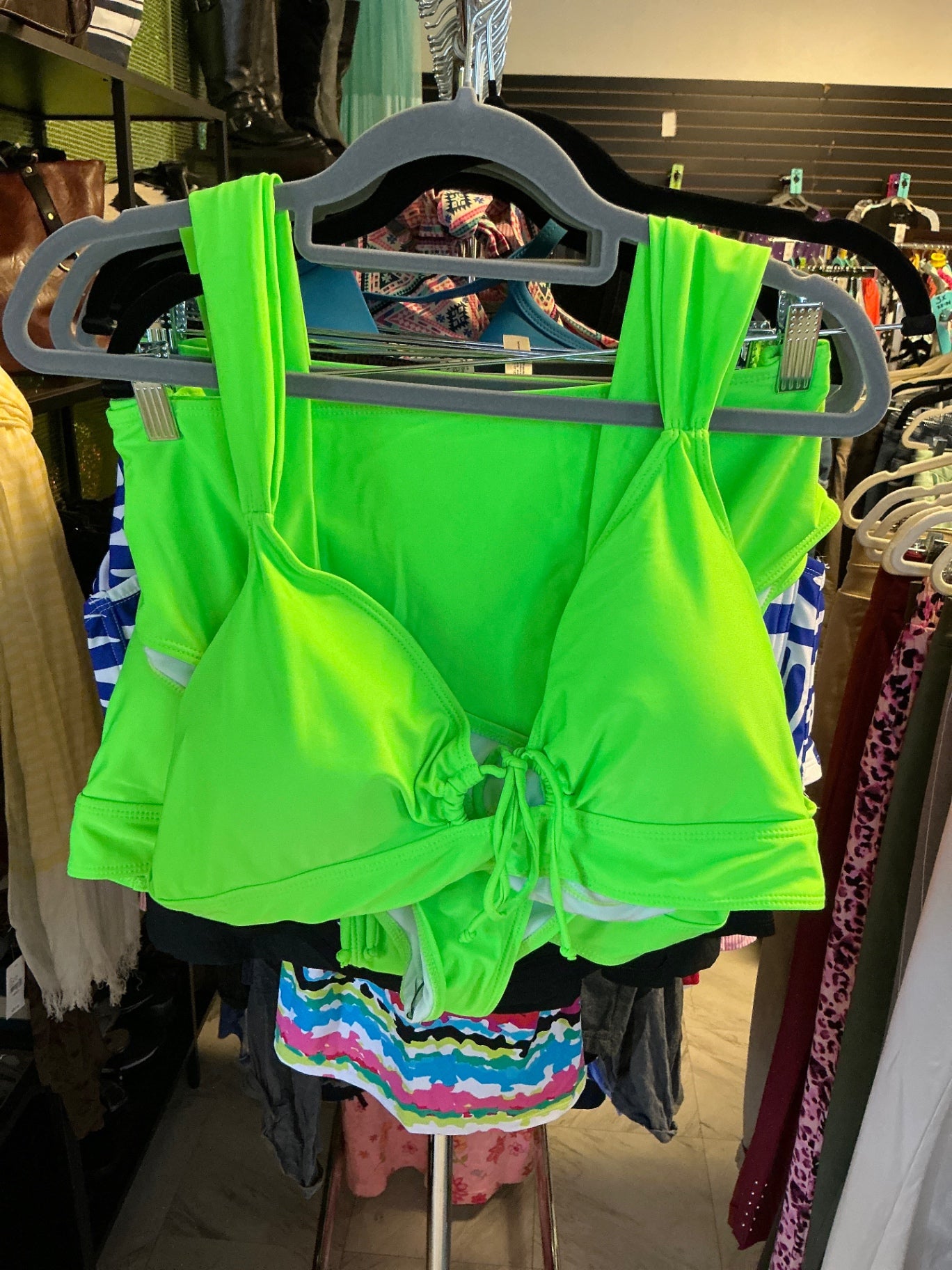 Bikini Top 3XL Neon Green