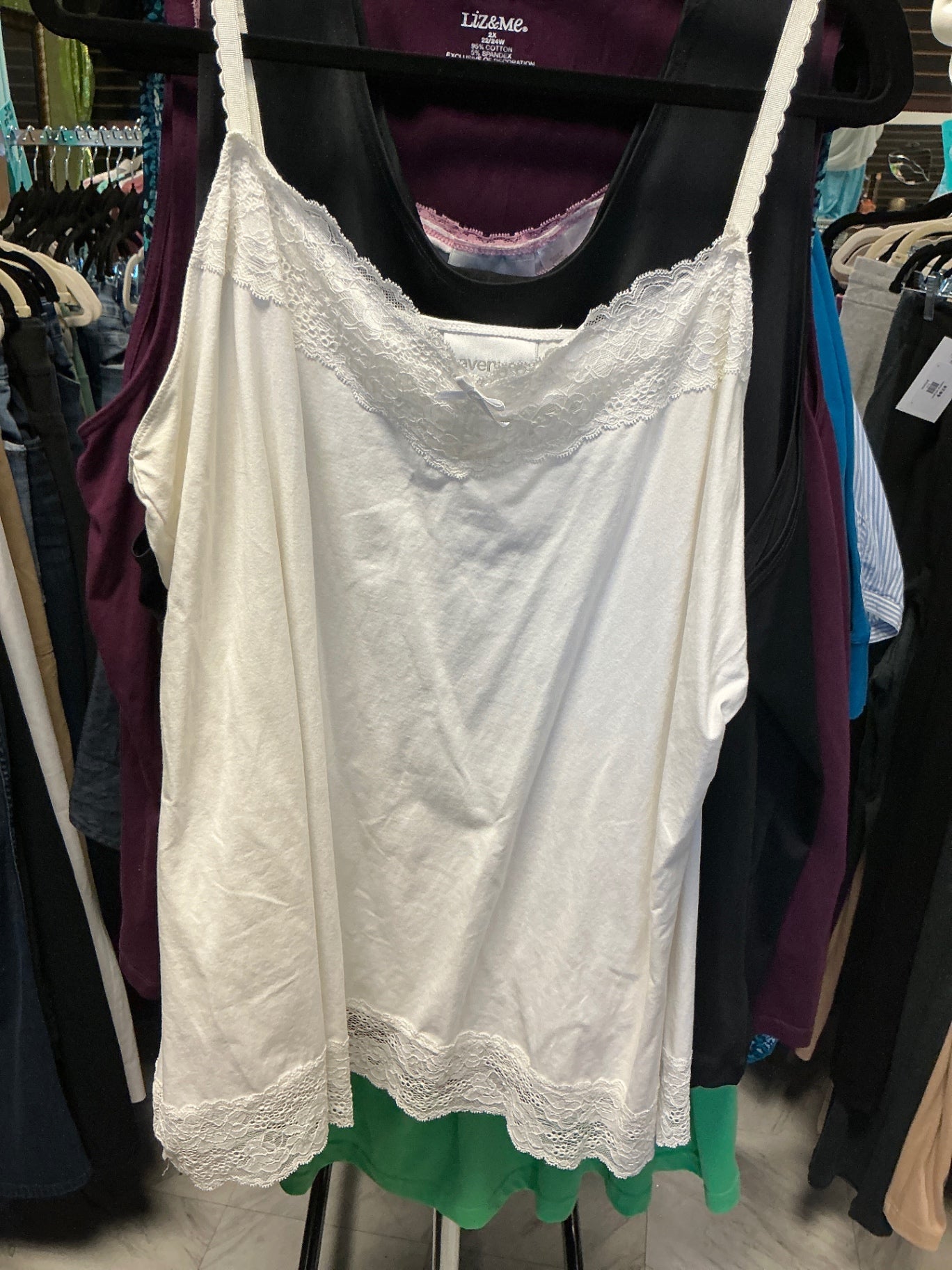 Avenue Cami Top 22/24 White