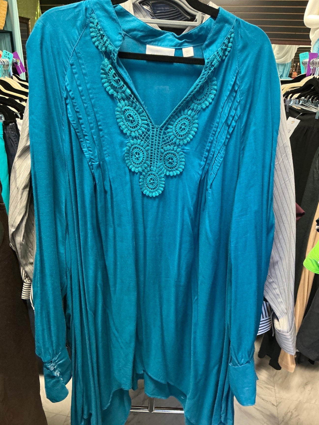 Avenue Tunic 26/28 Teal
