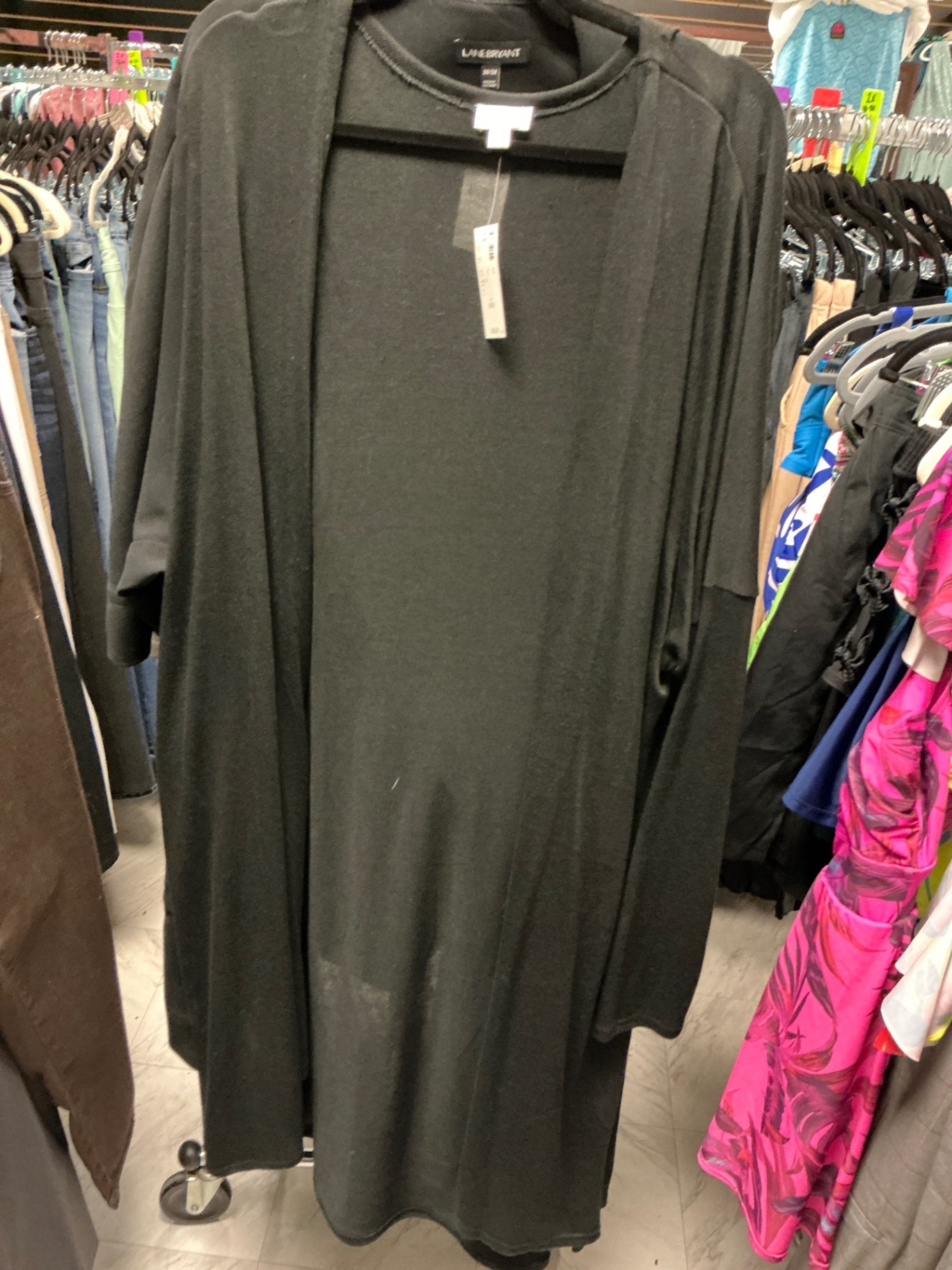 Avenue Cardigan 26/28 Black NWT