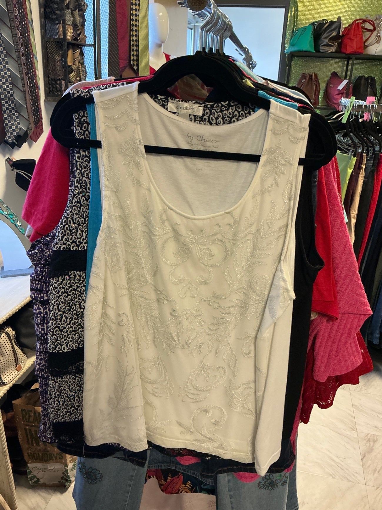 Chico's Tank Top - White - 3