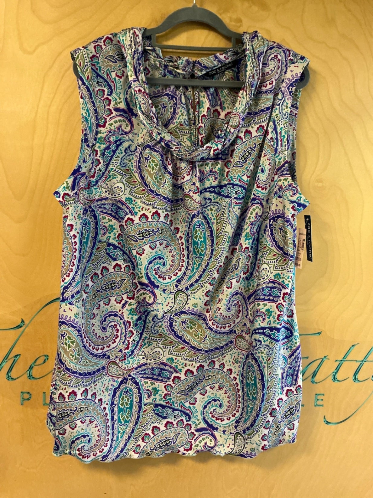 Zac & Rachel Sleeveless Top - Multicolor - 22/24 NWT