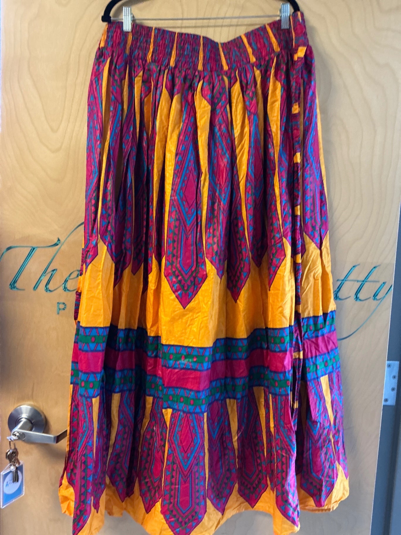 Touch me Skirt - Multicolor (Predominantly Pink, Yellow, Blue, Purple) - 3X