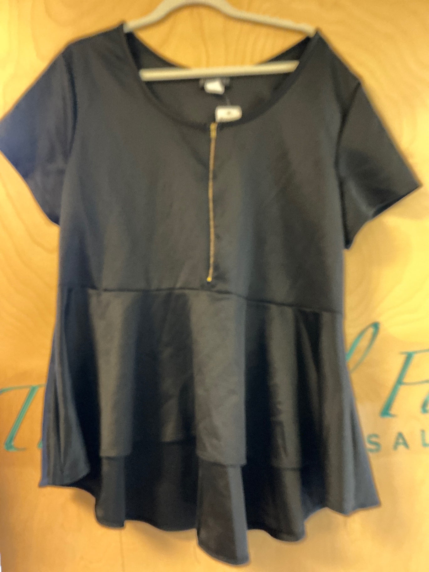 Discreet Dress - Black - 3X