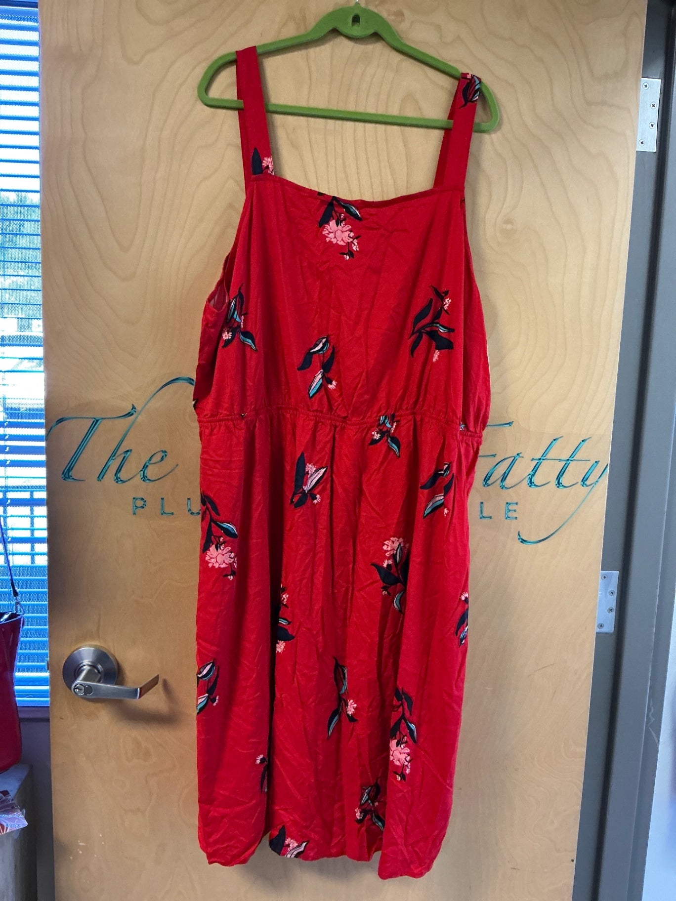 Ava & Viv Dress - Red - 4X