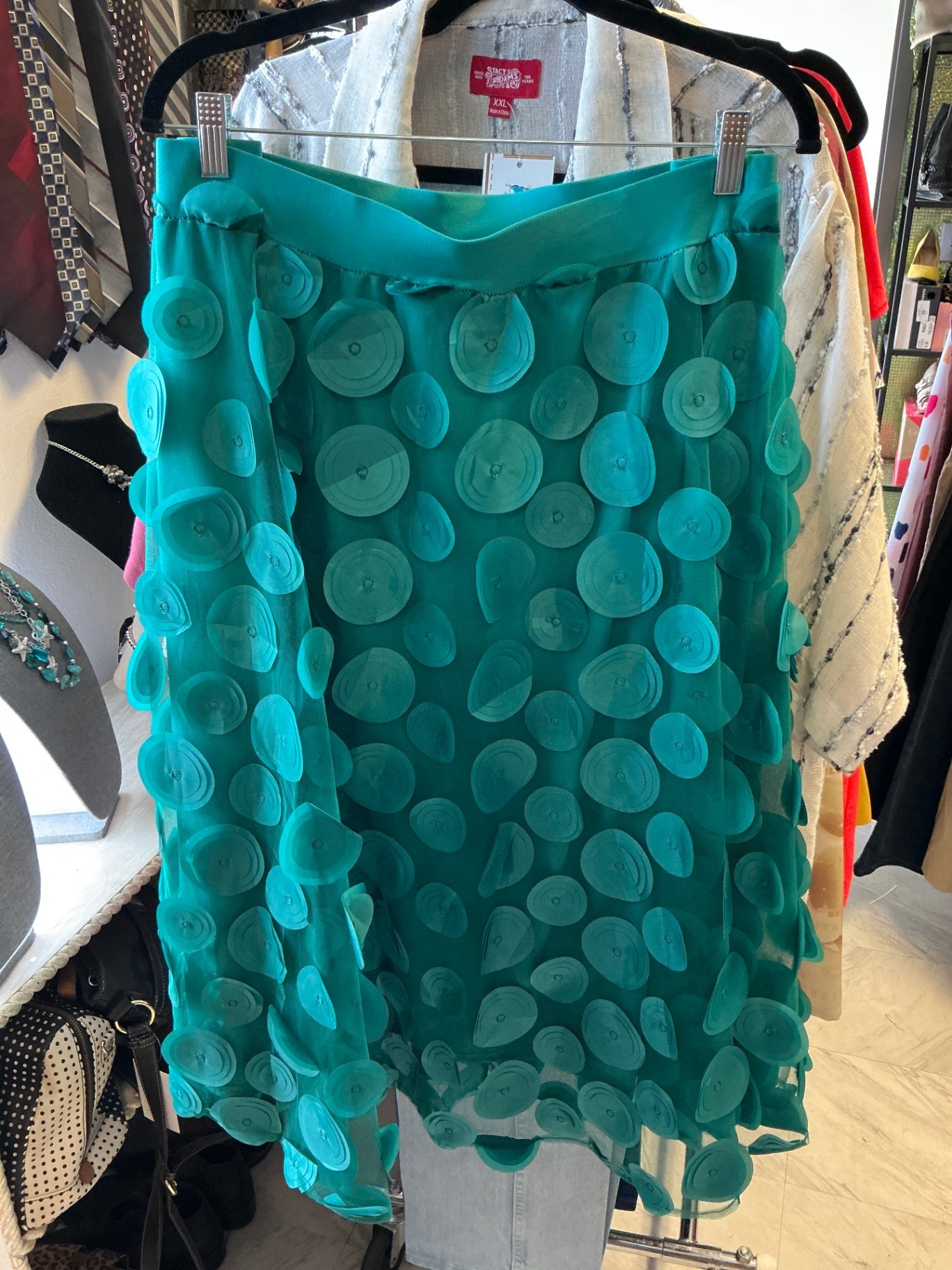 Ashley Stewart Skirt - Turquoise - 22/24 NWT