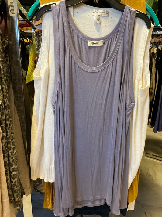 Blumin Apparel Tank 3XL Lavender
