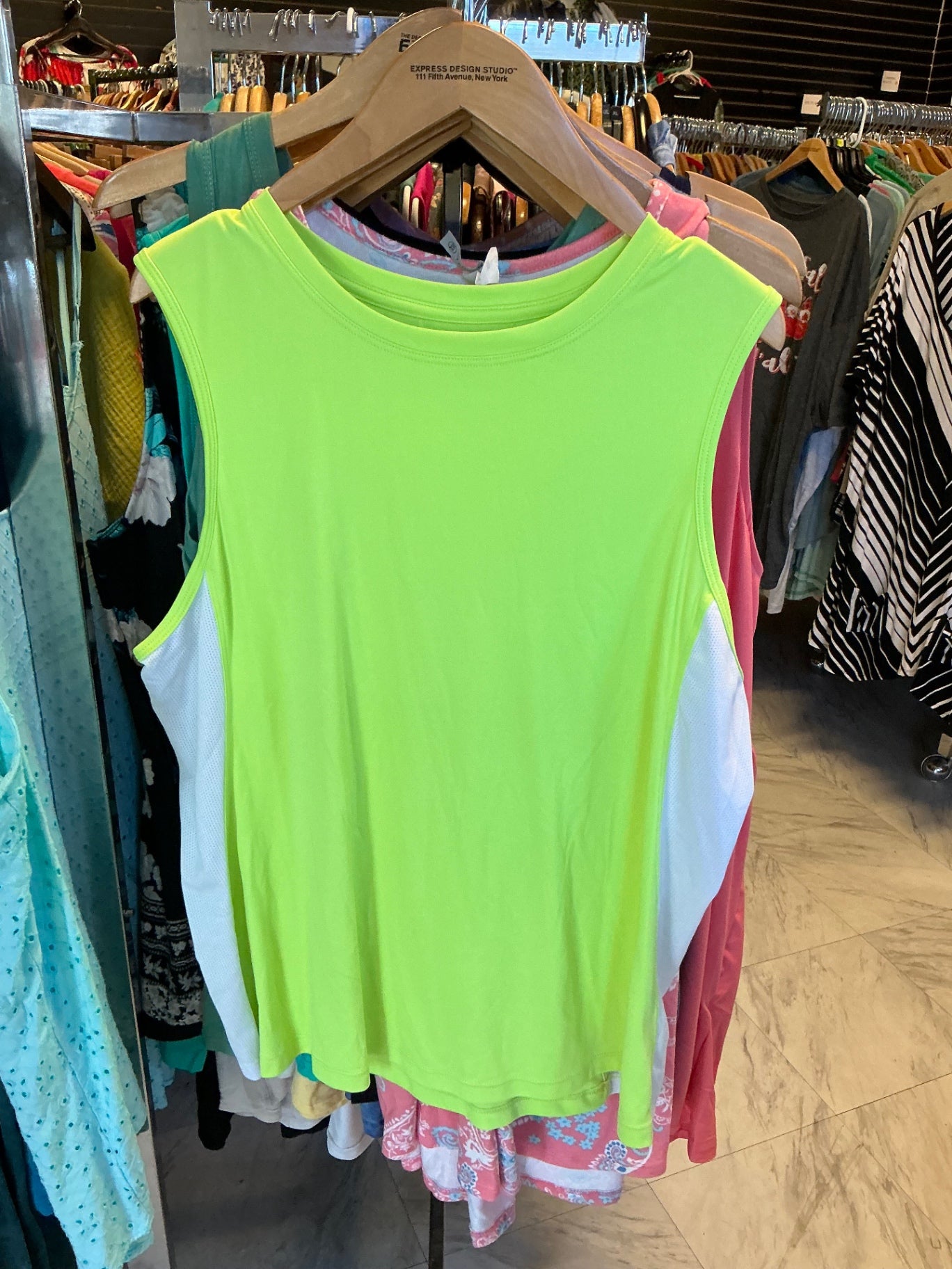 Champion Tank Top XXL Neon Yellow