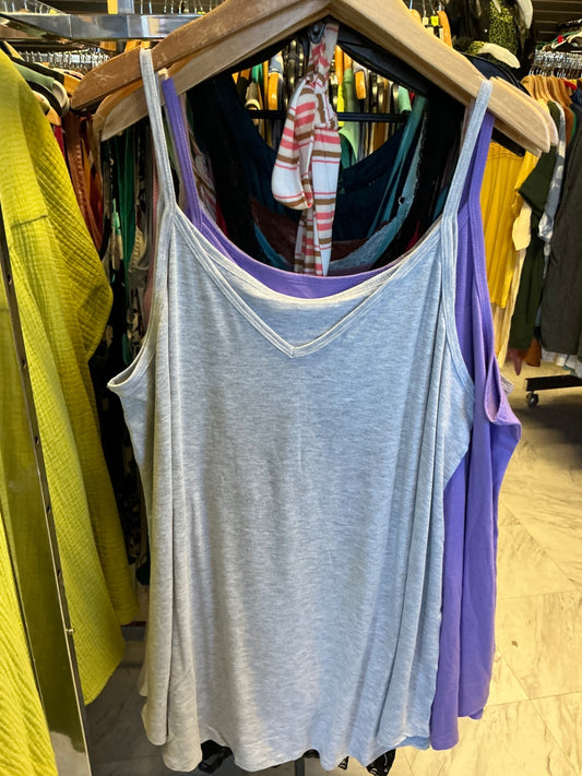 Zenana Tank Top 3X Gray NWOT