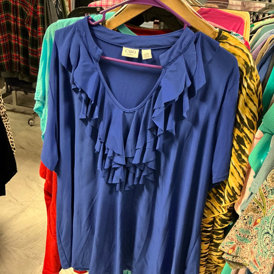 Cato Blouse 22/24 Blue