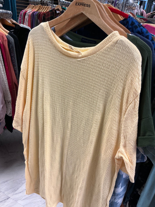 Blumin Blouse 3X Yellow NWOT