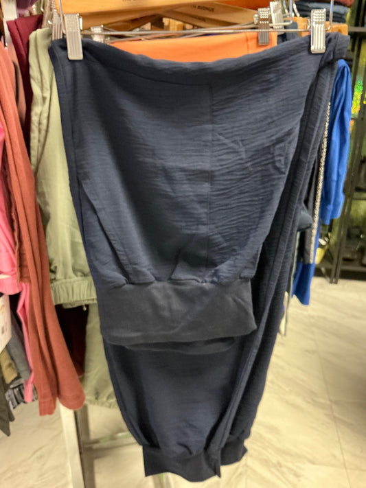 Zenana Athletic Pant 3X Dark Blue NWOT