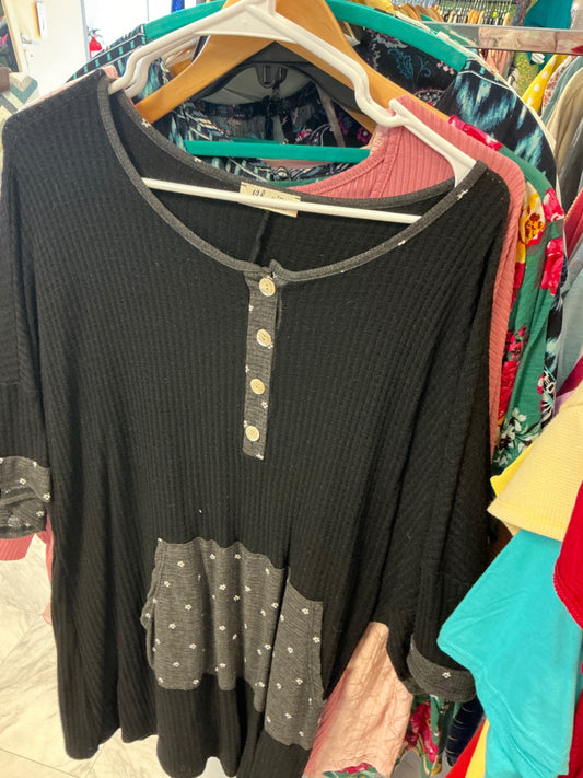 Blumin Tunic 3X Black