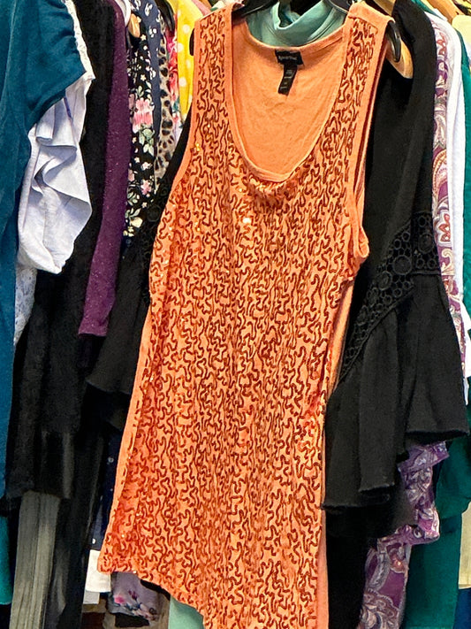 Ashley Stewart Tank Top 14/16 Orange