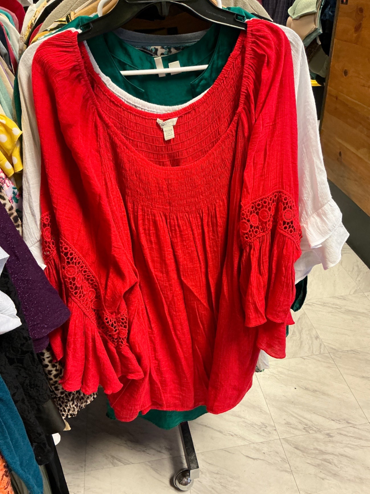 Cato Blouse 26/28 Red