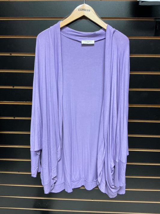 Zenana Cardigan 3X Lavender NWOT