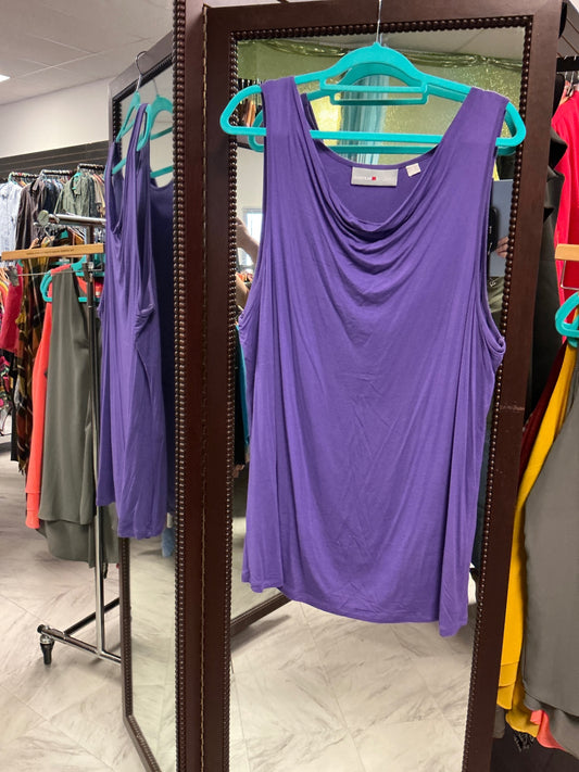 Avenue Sleeveless Top 22/24 Purple