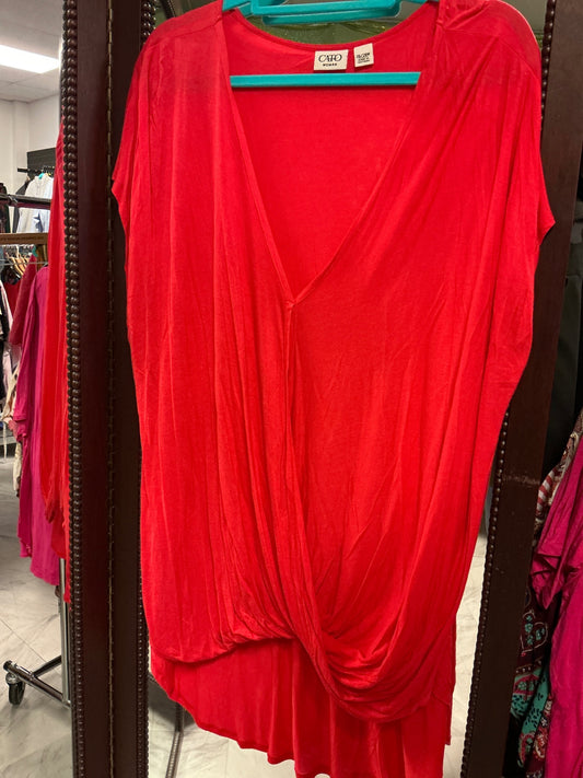 Cato Blouse 26/28 Red