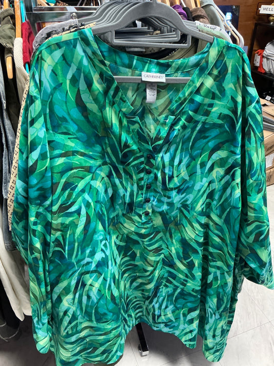 Catherines Blouse 5X Green