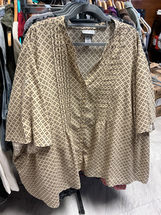 Catherines Blouse 5X Beige