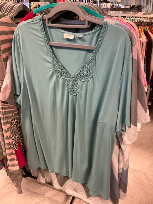 Cato Blouse 22/24 Teal
