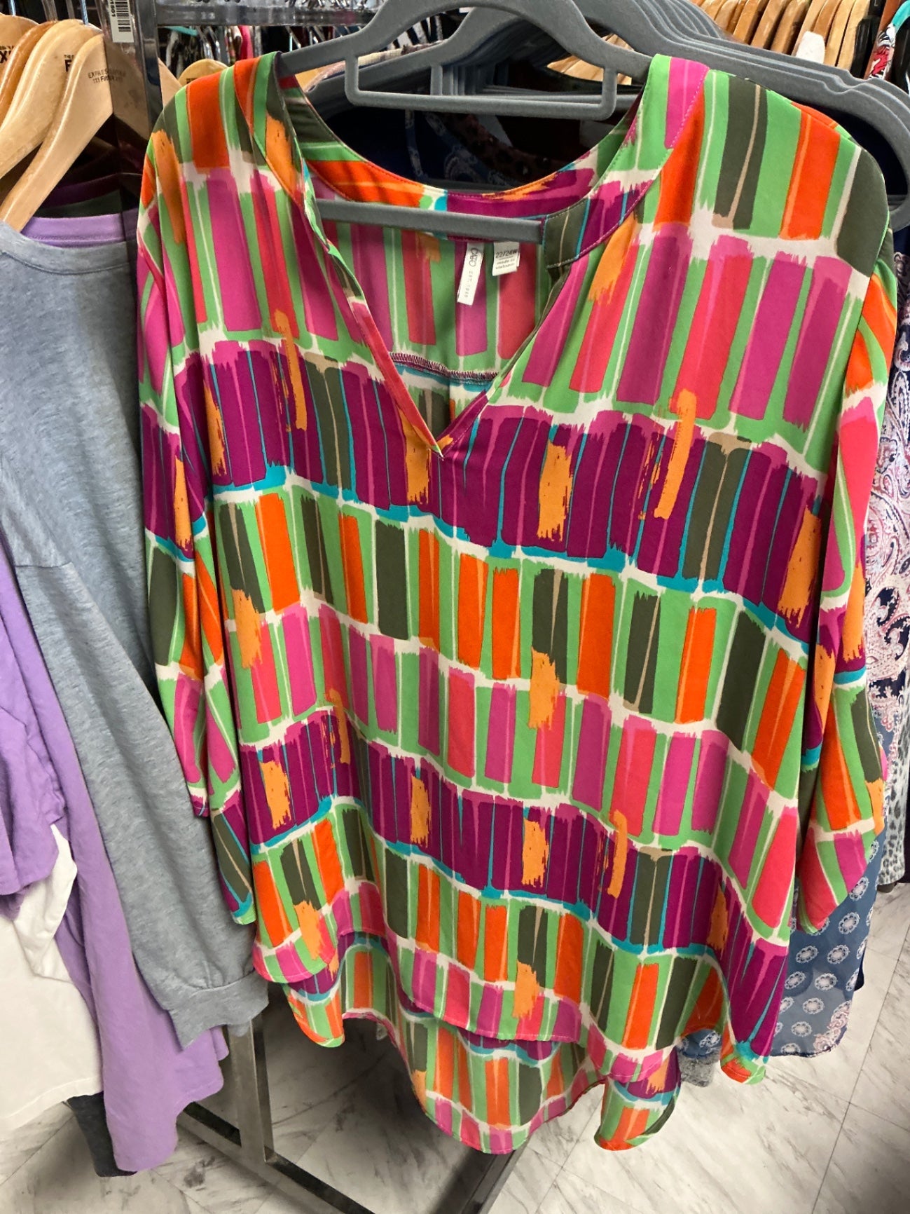 Cato Blouse 22/24 Multi-colored