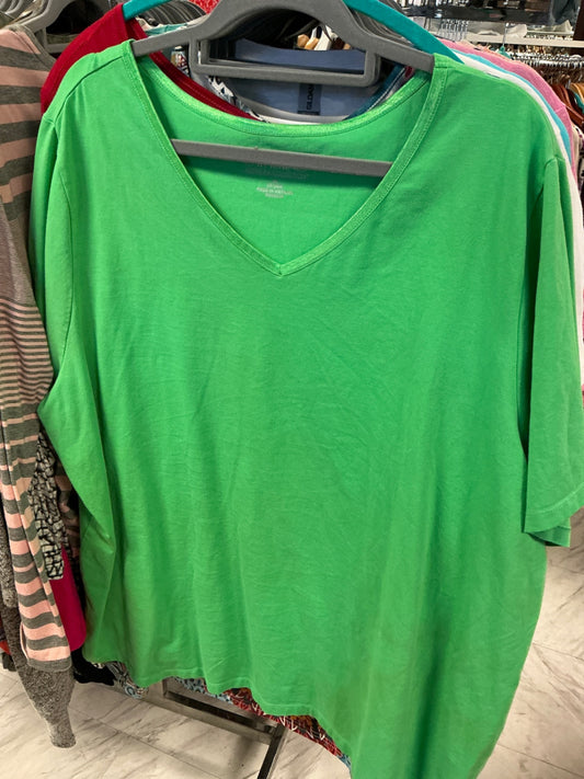 Catherine’s V-Neck T-Shirt 3X Green