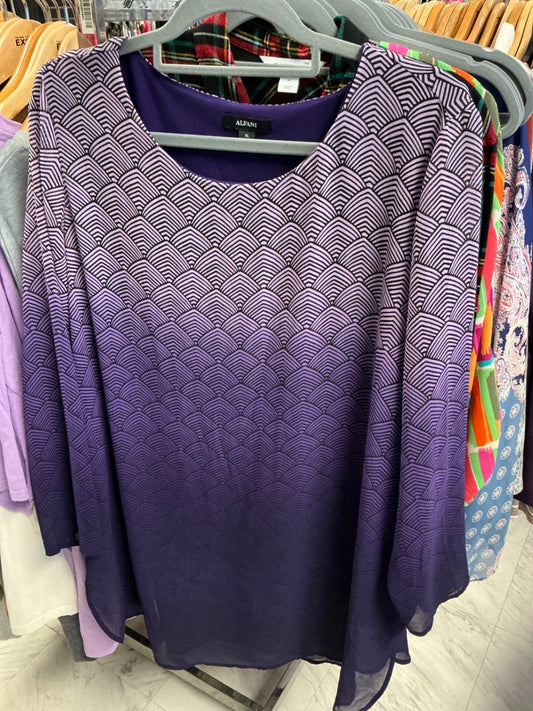 Alfani Blouse XL Purple