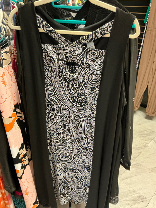 Catherine’s Dress 1X Black and White