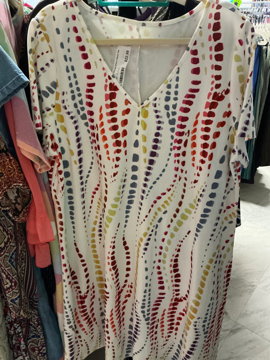 Boutique Dress 3X Multicolor NWT