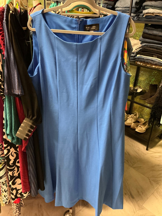 Black Label by Evan-Picone Dress 18 Blue