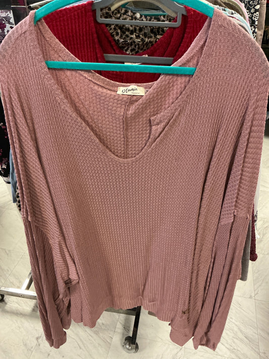 Blumin Apparel Sweater 3X Mauve