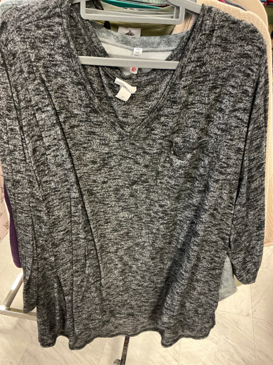 Ava & Viv Sweater 3X Grey