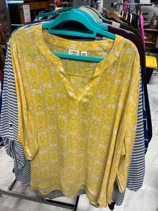 Cato Blouse 26/28 Yellow